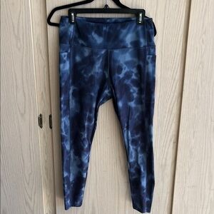 Danskin Navy Tie-Dye Leggings